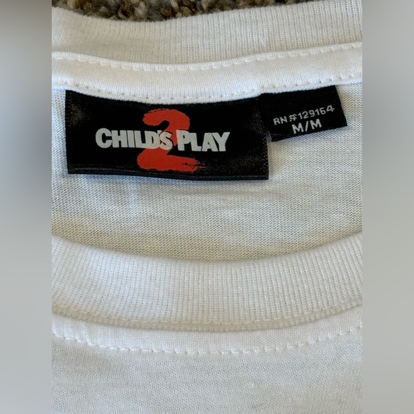 Universal Studios child’s play 2 Chucky graphic long sleeve men tee size medium - Picture 5 of 7